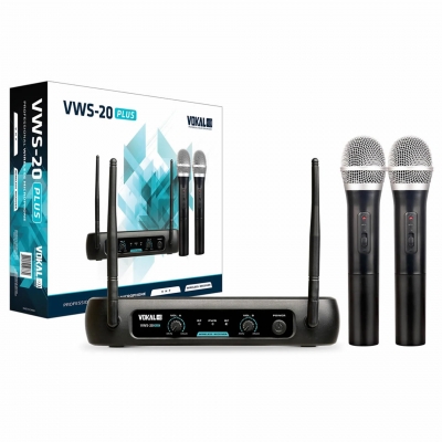 Microfone Sem Fio Vokal VWS-20