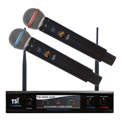 Microfone Sem Fio TSI 900 UHF